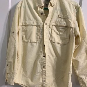 5/$25 LL Bean Button down shirt small yell…